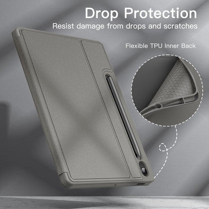 JETech Case for Samsung Galaxy Tab S10 Lite / S10 FE / S9 FE 10.9-Inch with S Pen Holder, Slim Folio Stand Protective Tablet Cover, Multi-Angle Viewing (Black)