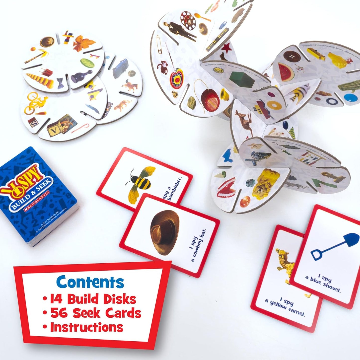Briarpatch, I SPY Build & Seek Game, Based on Book Series I SPY, Early Learning Game, Seek-and-Find Activity, Kid's Gift