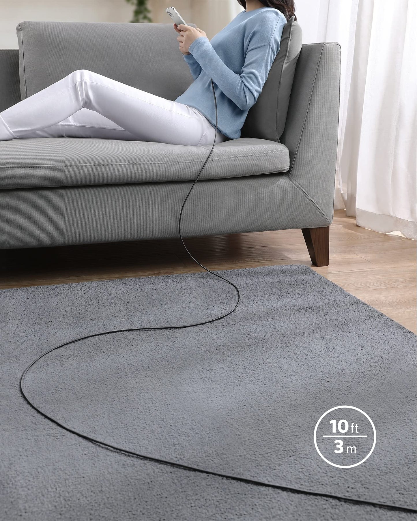 Anker New Nylon USB C to Lightning Cable, Apple MFi Certified for iPhone 14 Series, and More (6FT, Black)