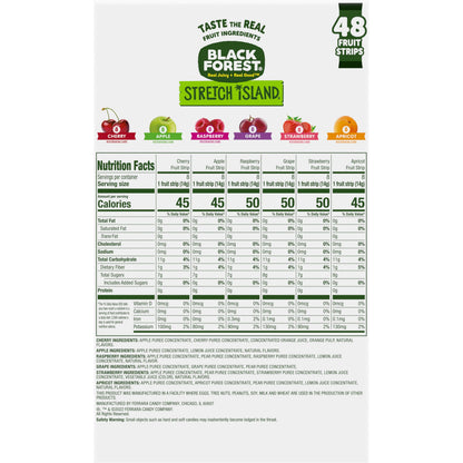Black Forest Stretch Island Fruit Strips Variety Pack, 12 Count (Pack of 2)