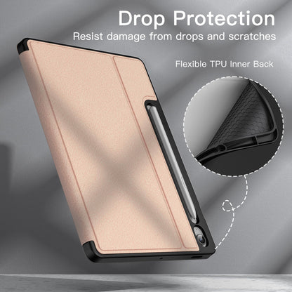 JETech Case for Samsung Galaxy Tab S10 Lite / S10 FE / S9 FE 10.9-Inch with S Pen Holder, Slim Folio Stand Protective Tablet Cover, Multi-Angle Viewing (Black)