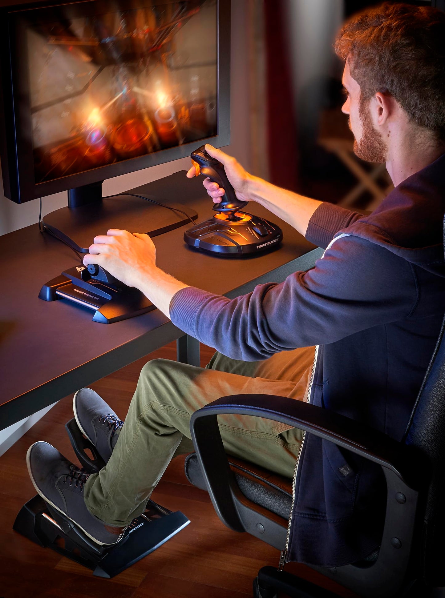 Thrustmaster T16000M FCS HOTAS (Compatible with PC)