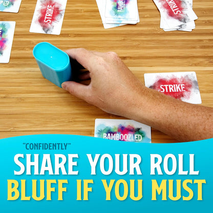 Blue Wasatch Games Bamboozled - A Hilariously Fun Bluffing Dice & Card Game, Family-Friendly Party Game for Kids, Teens & Adults, Ages 8+, Fast and Easy to Learn