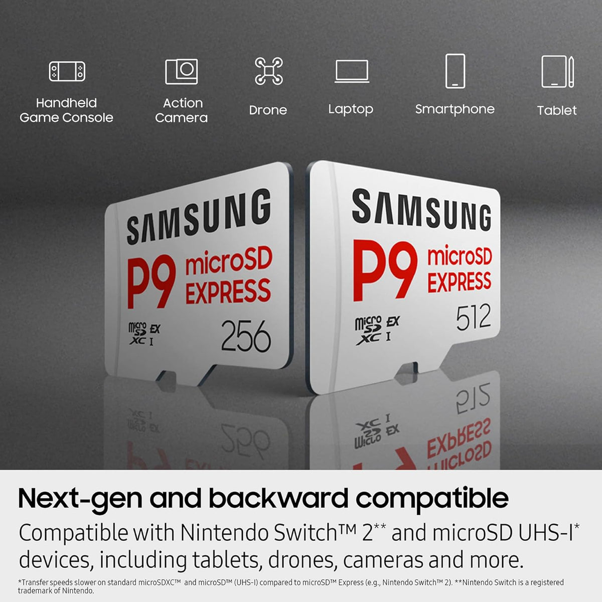 Samsung P9 Express microSDXC Express Memory Card 256GB