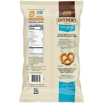 Snyder's of Hanover Mini Pretzels, 16 Oz Bag