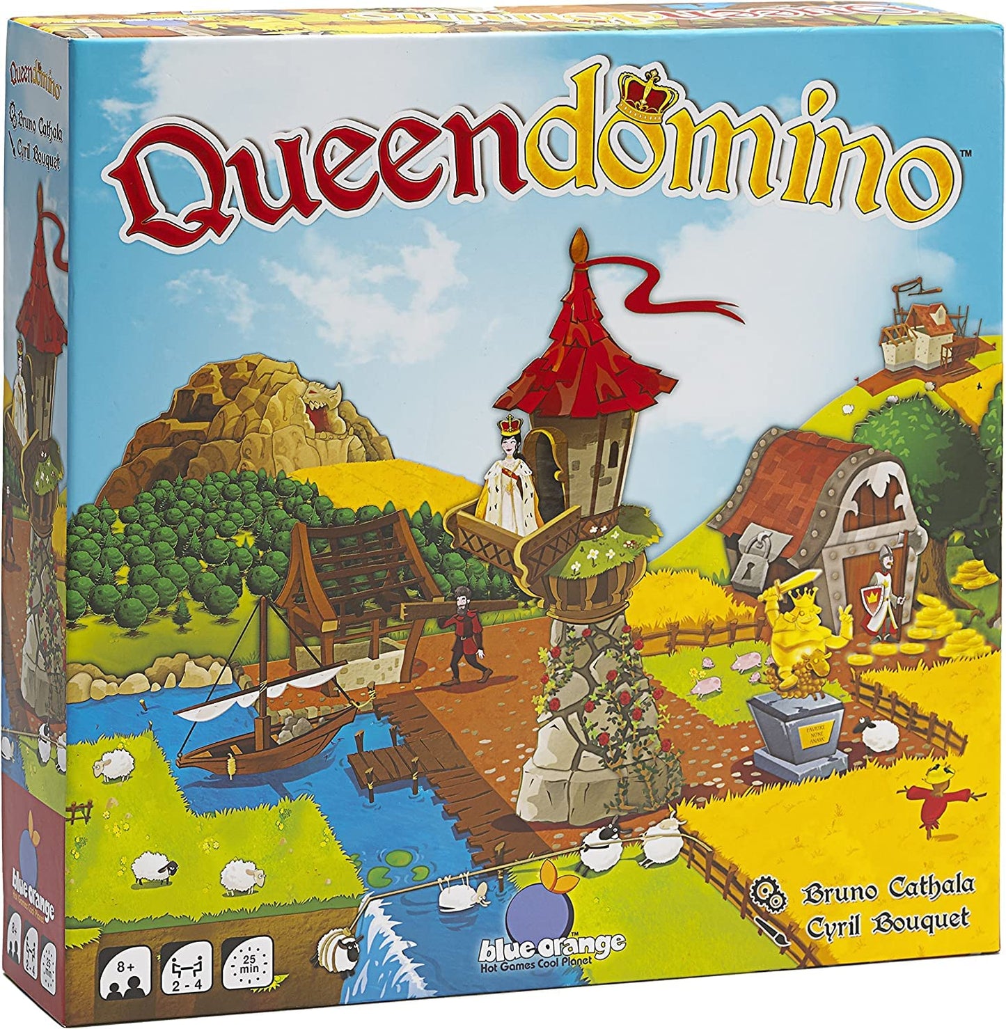 Blue Orange Games Kingdomino Award Winning Family Strategy Board Game, 2-4 players