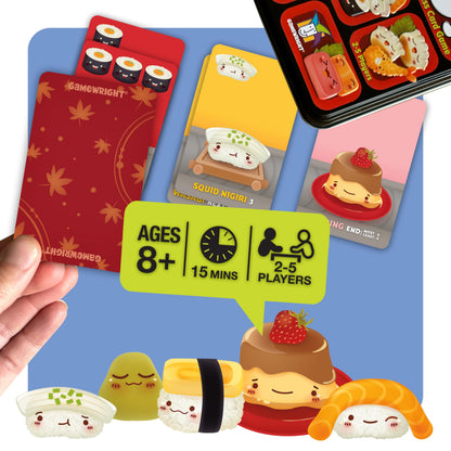 Sushi Go - The Pick and Pass family Card Game from Gamewright, great for 2-5 players aged 8 and up