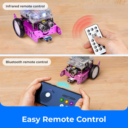 Makeblock mBot Robot Kit, Robotics for Kids Ages 8-12 Learn to Code with Scratch & Arduino, STEM Toys Science Kits for Kids Age 8-12 Boys and Girls Age 8+