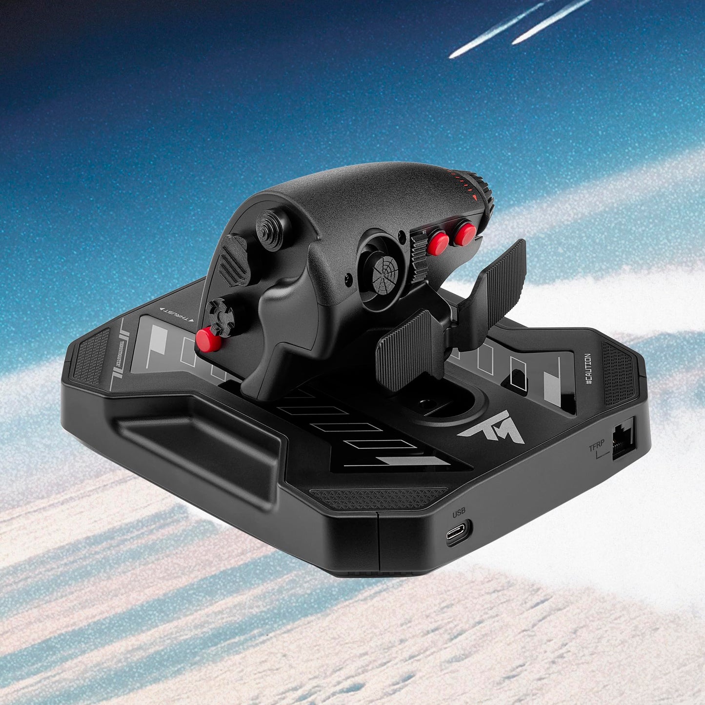 Thrustmaster Sol-R2 HOSAS Dual Flight Joysticks - Hall Effect Technology, 88 Buttons Space Sim Joystick for Flight Simulator - Compatible with PC