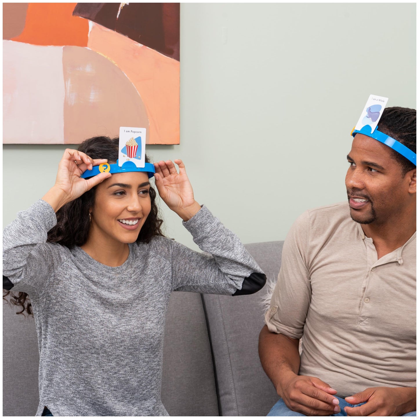 Hedbanz, Quick Question Picture Guessing Family Game for Game Night Headbands Board Game, for Adults and Kids Ages 7 and Up (Edition May Vary)