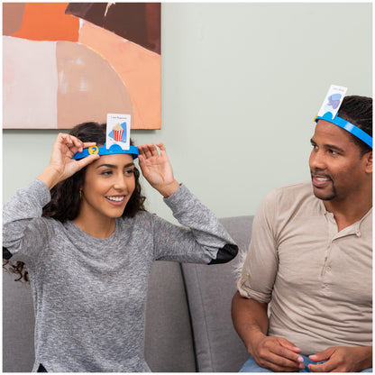 Hedbanz, Quick Question Picture Guessing Family Game for Game Night Headbands Board Game, for Adults and Kids Ages 7 and Up (Edition May Vary)