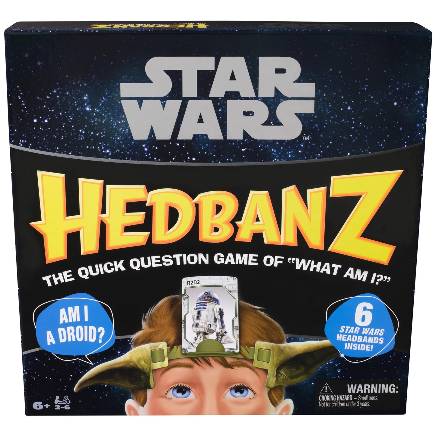 Hedbanz, Quick Question Picture Guessing Family Game for Game Night Headbands Board Game, for Adults and Kids Ages 7 and Up (Edition May Vary)