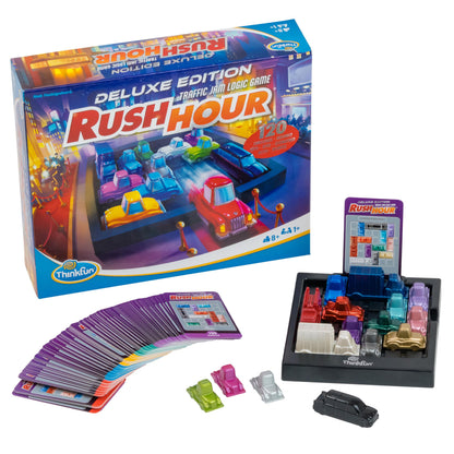 ThinkFun Rush Hour Deluxe Traffic Jam Logic Game and STEM Toy – Tons of Fun with Over 20 Awards Won, International for Over 20 Years
