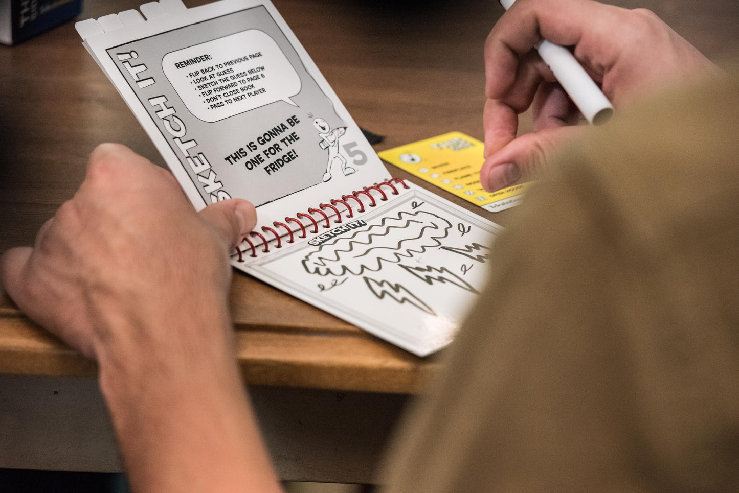 Telestrations Original 8-Player | Family Board Game | A Fun Family Game for Kids and Adults | Family Game Night Just Got Better | The Telephone Game Sketched Out | Ages 12+