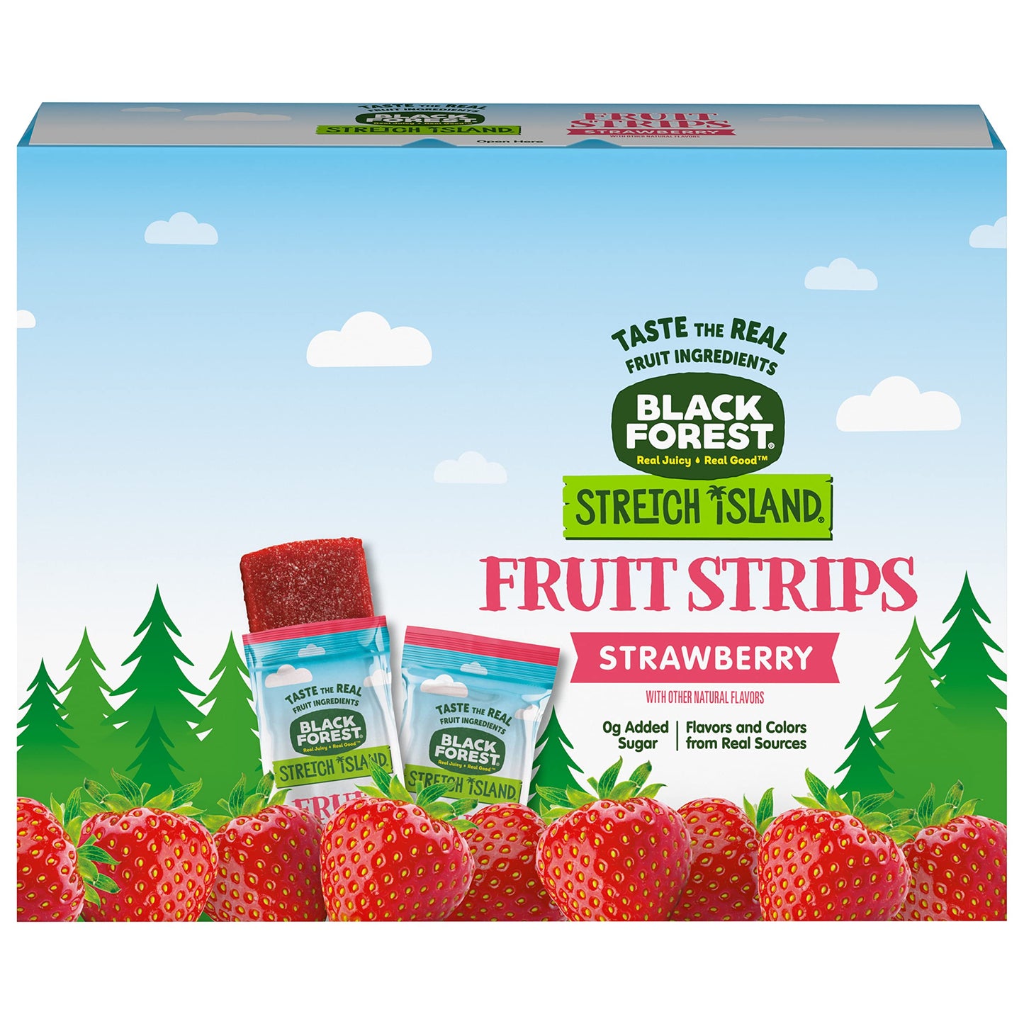 Black Forest Stretch Island Fruit Strips Variety Pack, 12 Count (Pack of 2)
