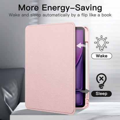 JETech Case for iPad Air 11-Inch M4/M3/M2 (2026/2025/2024), iPad Air 5/4 (2022/2020 5th/4th 10.9-Inch) with Pencil Holder, Slim Folio Stand Protective Tablet Cover, Multi-Angle Viewing (Black)