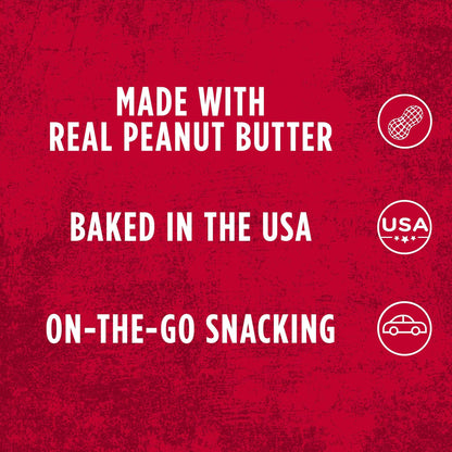 Austin Peanut Butter On Toasty Sandwich Crackers, Lunch Snacks, 11oz Tray (8 Packs)
