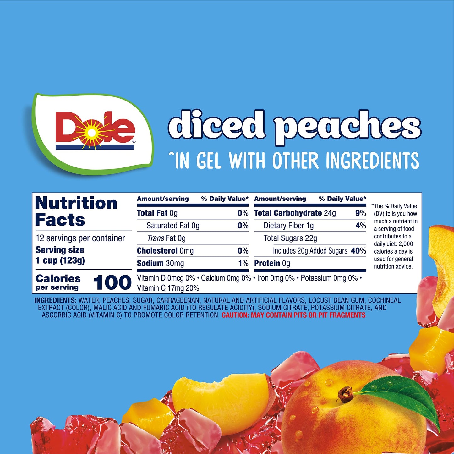 Dole Fruit Bowls Mixed Fruit in Cherry Flavored Gel Snacks, 4.3oz 24 Total Cups, Gluten & Dairy Free, Bulk Lunch Snacks for Kids & Adults