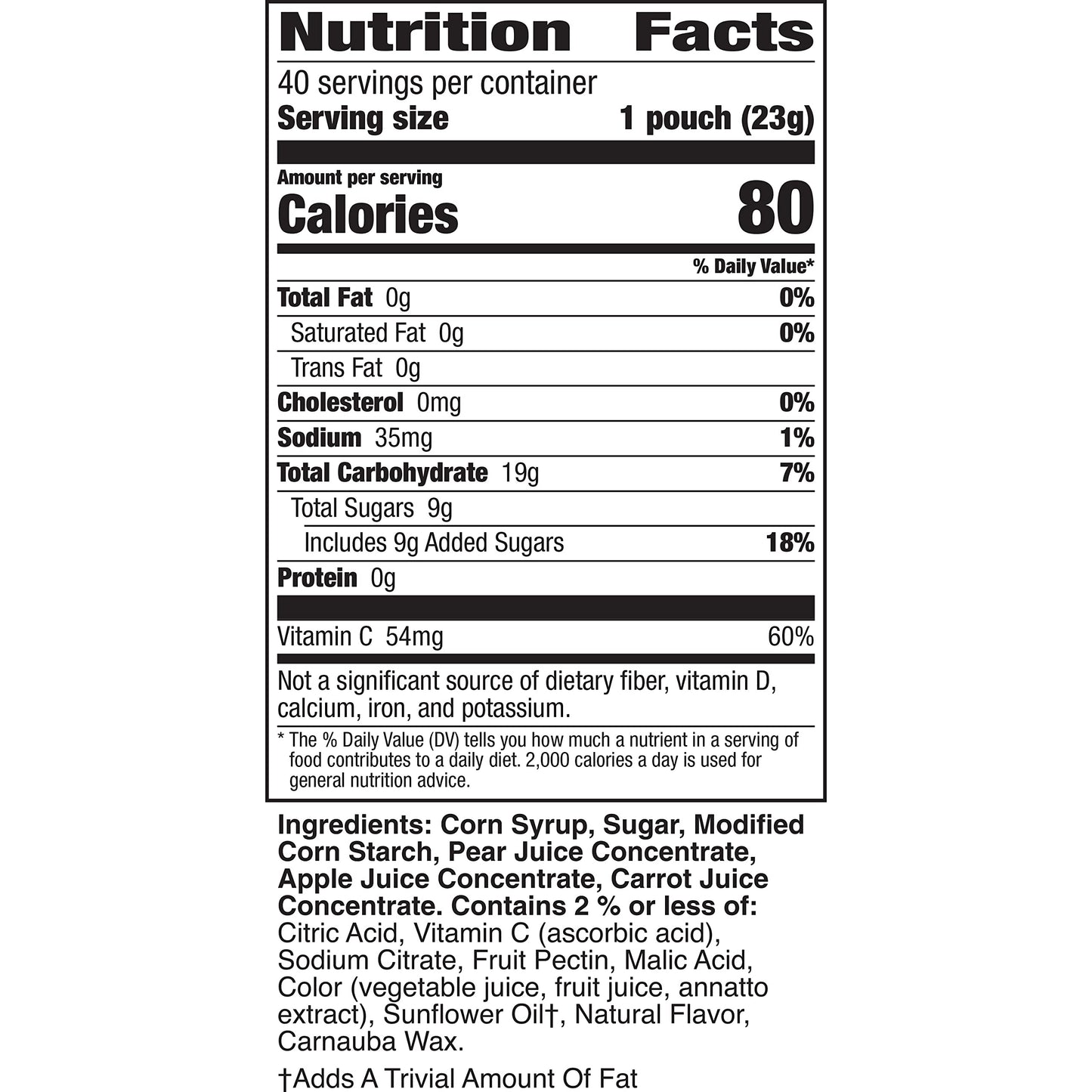 Mott's Fruit Flavored Snacks, Assorted Fruit, Gluten Free Snack, Value Pack, 22 Pouches, 17.6 oz (Pack of 6)