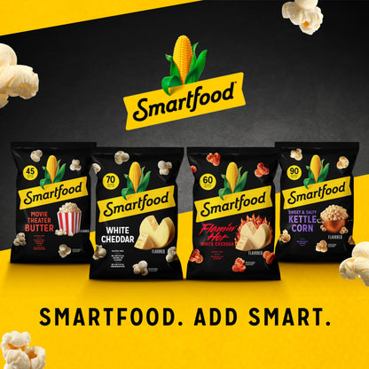 Smartfood Popcorn, White Cheddar, 1 Ounce (Pack of 64)
