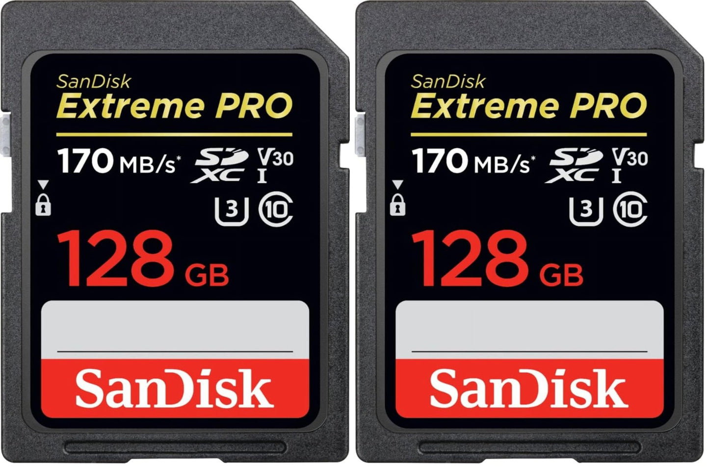 [Older Version] SanDisk 128GB Extreme PRO SDXC UHS-I Card - C10, U3, V30, 4K UHD, SD Card - SDSDXXY-128G-GN4IN