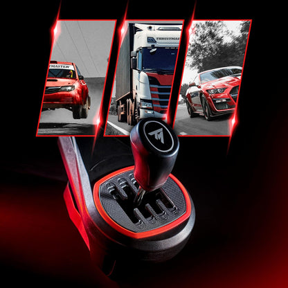Thrustmaster TH8S Shifter Add-On for PS5, PS4, Xbox Series X|S, One, and PC – Sim Racing Gear with H-Pattern Shifter Plate, Compatible with Racing Wheels and Driving Simulator Sets