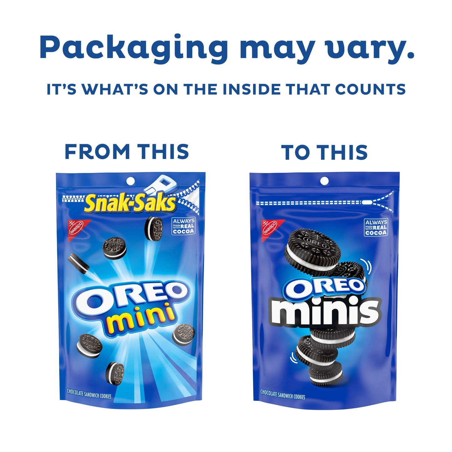 OREO Chocolate Sandwich Cookies, 20 Snack Packs (2 Cookies Per Pack)