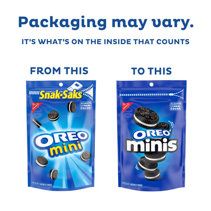 OREO Chocolate Sandwich Cookies, 20 Snack Packs (2 Cookies Per Pack)