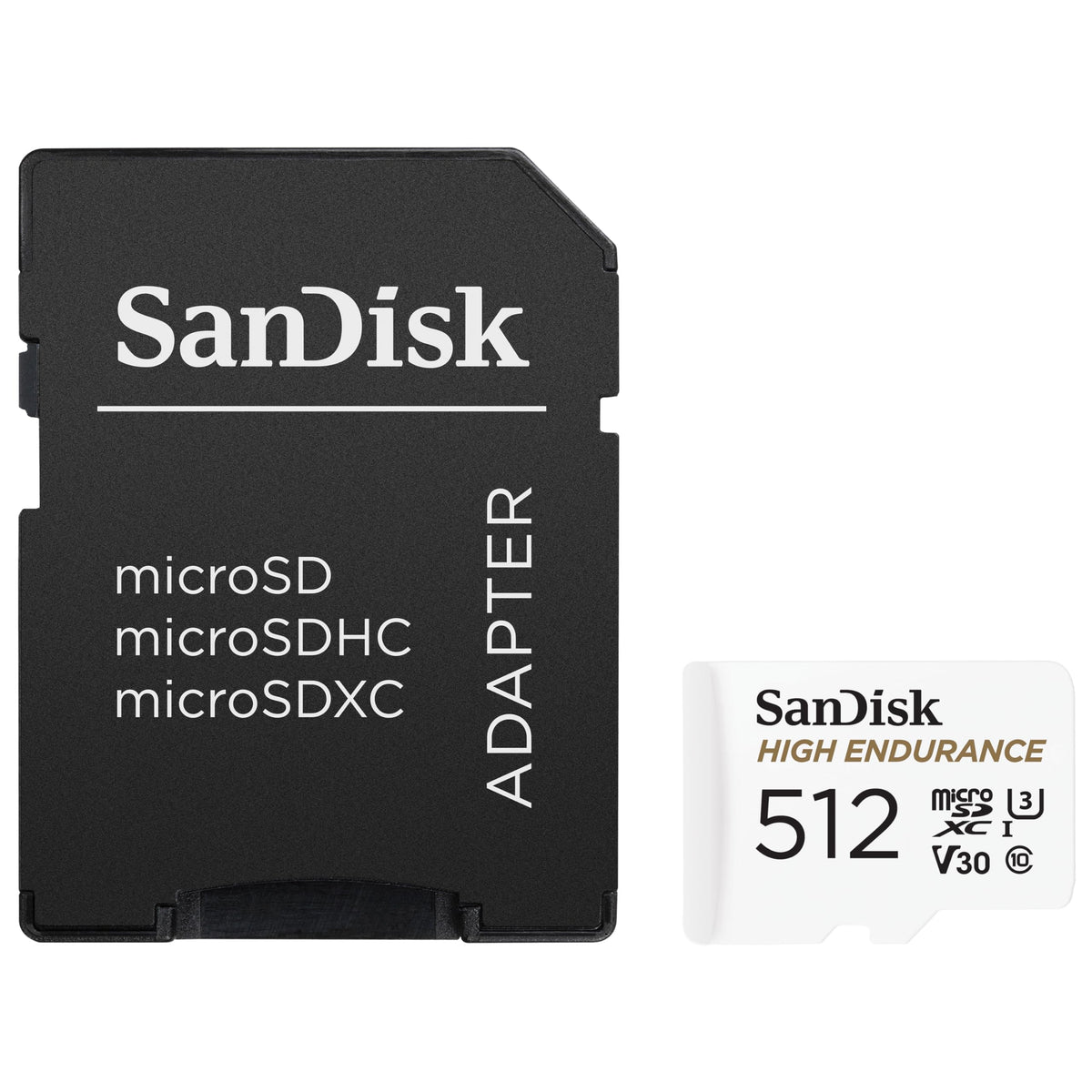 SANDISK 256GB High Endurance microSD Card + Adapter