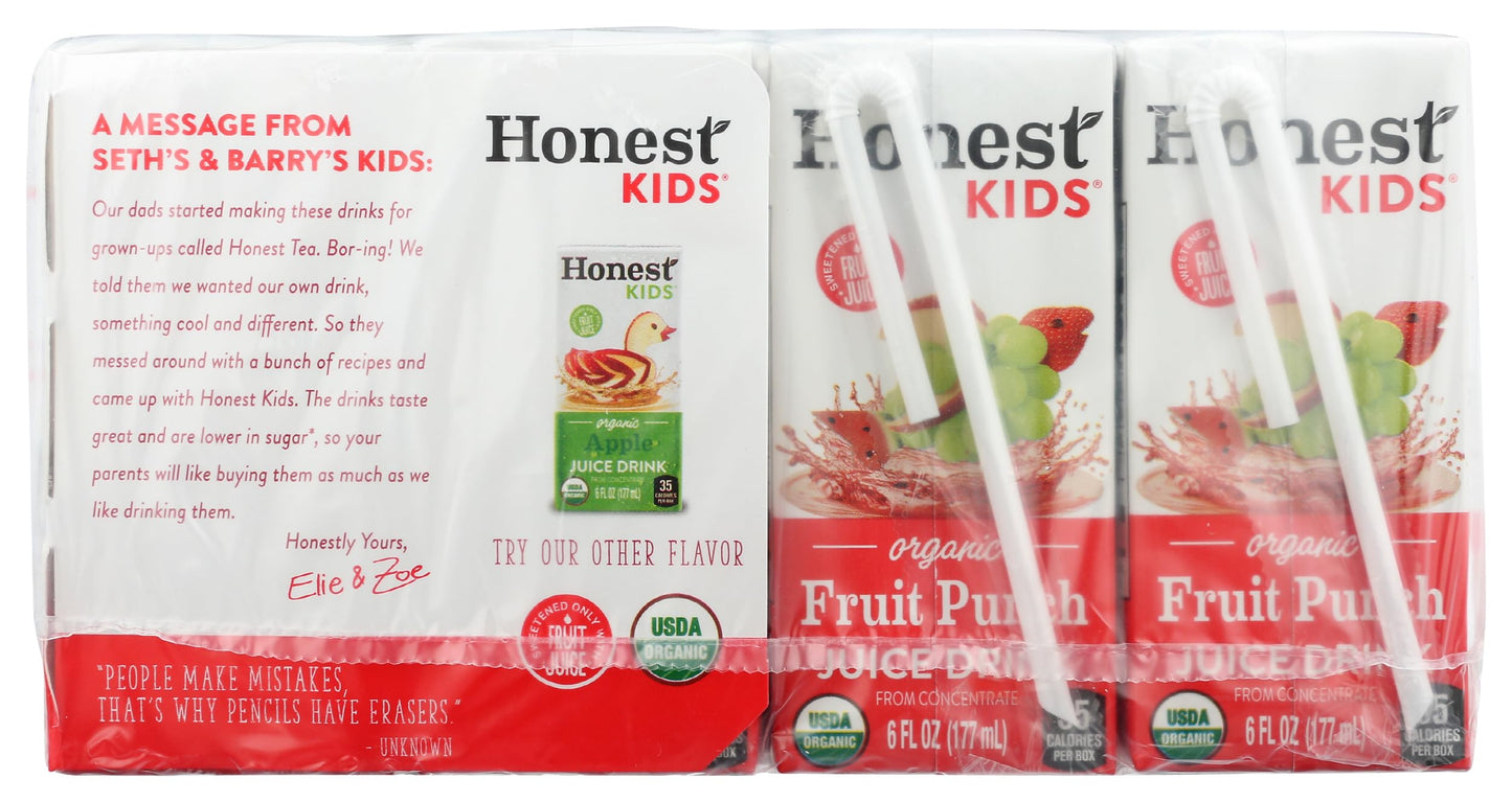 Honest Kids Variety Pack Organic Fruit Juice Drink, 675 fl oz, 32 Pack