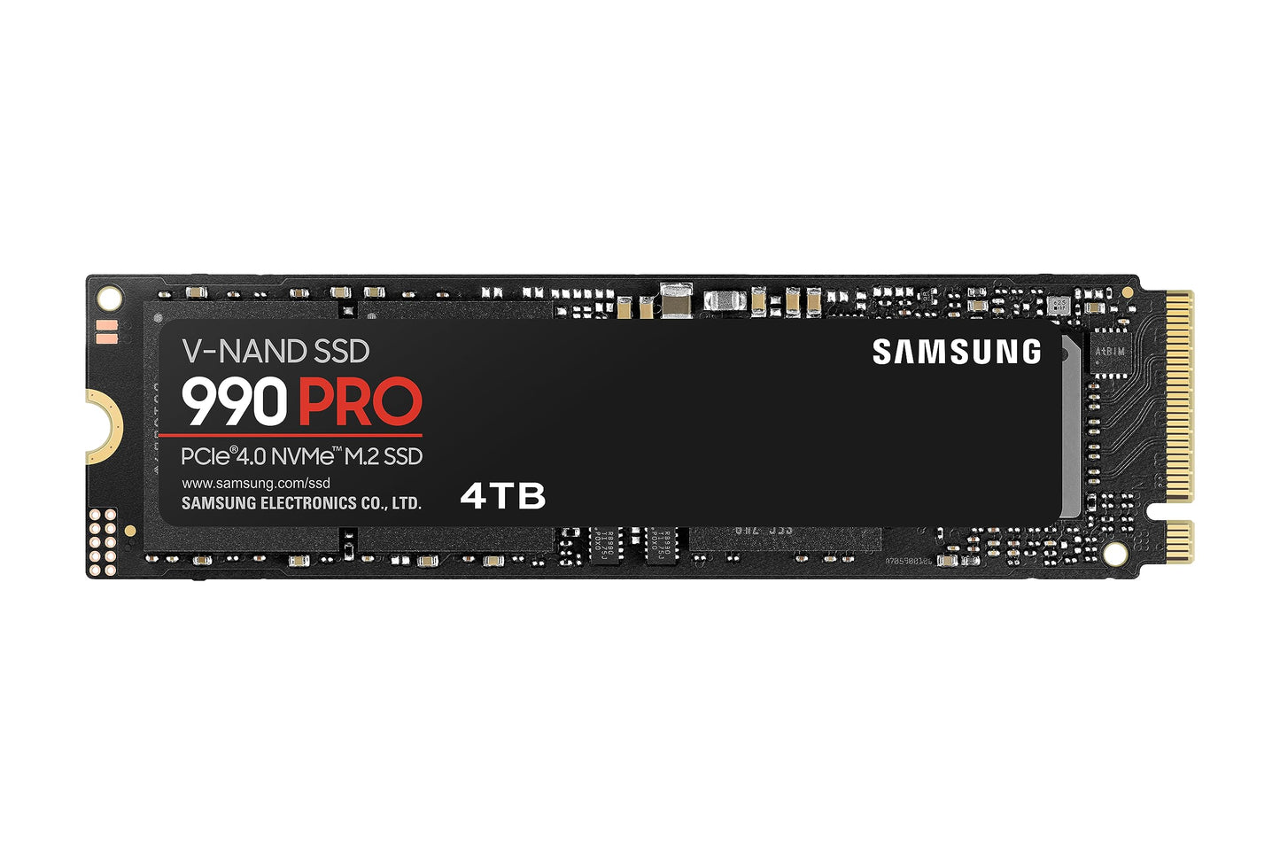 Samsung 990 PRO SSD 1TB PCIe 4.0 M.2 2280 Internal Solid State Hard Drive, Seq. Read Speeds Up to 7,450 MB/s for High End Computing, Gaming, and Heavy Duty Workstations, MZ-V9P1T0B/AM