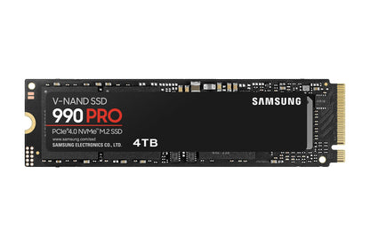 Samsung 990 PRO SSD 1TB PCIe 4.0 M.2 2280 Internal Solid State Hard Drive, Seq. Read Speeds Up to 7,450 MB/s for High End Computing, Gaming, and Heavy Duty Workstations, MZ-V9P1T0B/AM