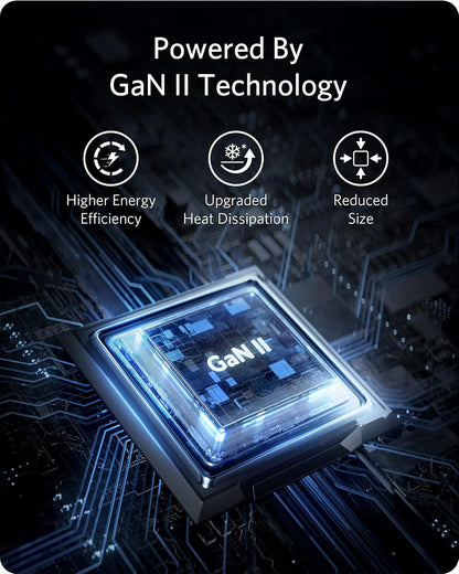 Anker Nano II 45W USB C Charger, GaN II PPS Fast Compact Foldable Charger for MacBook Pro, Galaxy, iPhone 15, Steam Deck, and More
