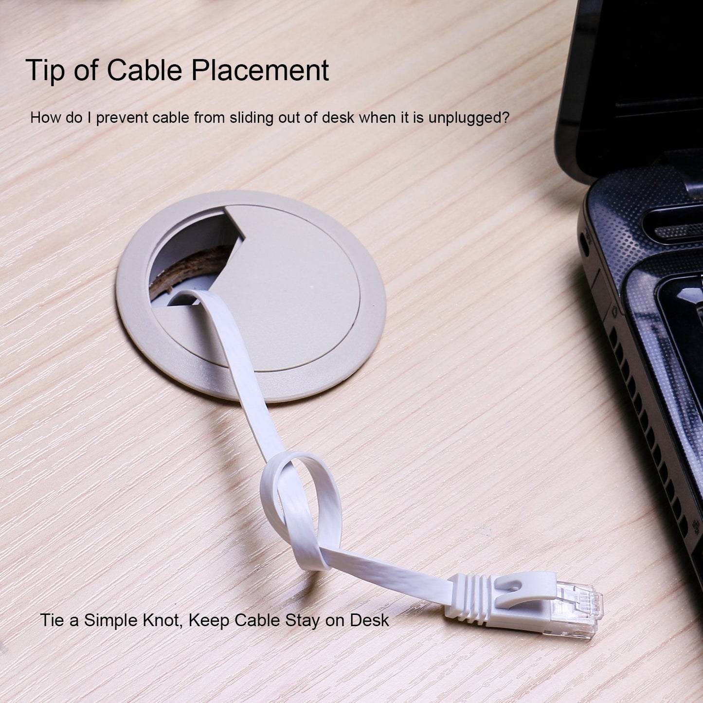 Jadaol Cat 6 Ethernet Cable 50 ft, 10Gbps Support Cat8 Cat7 Network, Flat RJ45 LAN Patch Cable, High-Speed Wired Internet Cable for Router, Modem, Switch, Gaming Consoles, PC, Streaming Devices, White