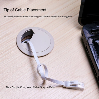 Jadaol Cat 6 Ethernet Cable 50 ft, 10Gbps Support Cat8 Cat7 Network, Flat RJ45 LAN Patch Cable, High-Speed Wired Internet Cable for Router, Modem, Switch, Gaming Consoles, PC, Streaming Devices, White