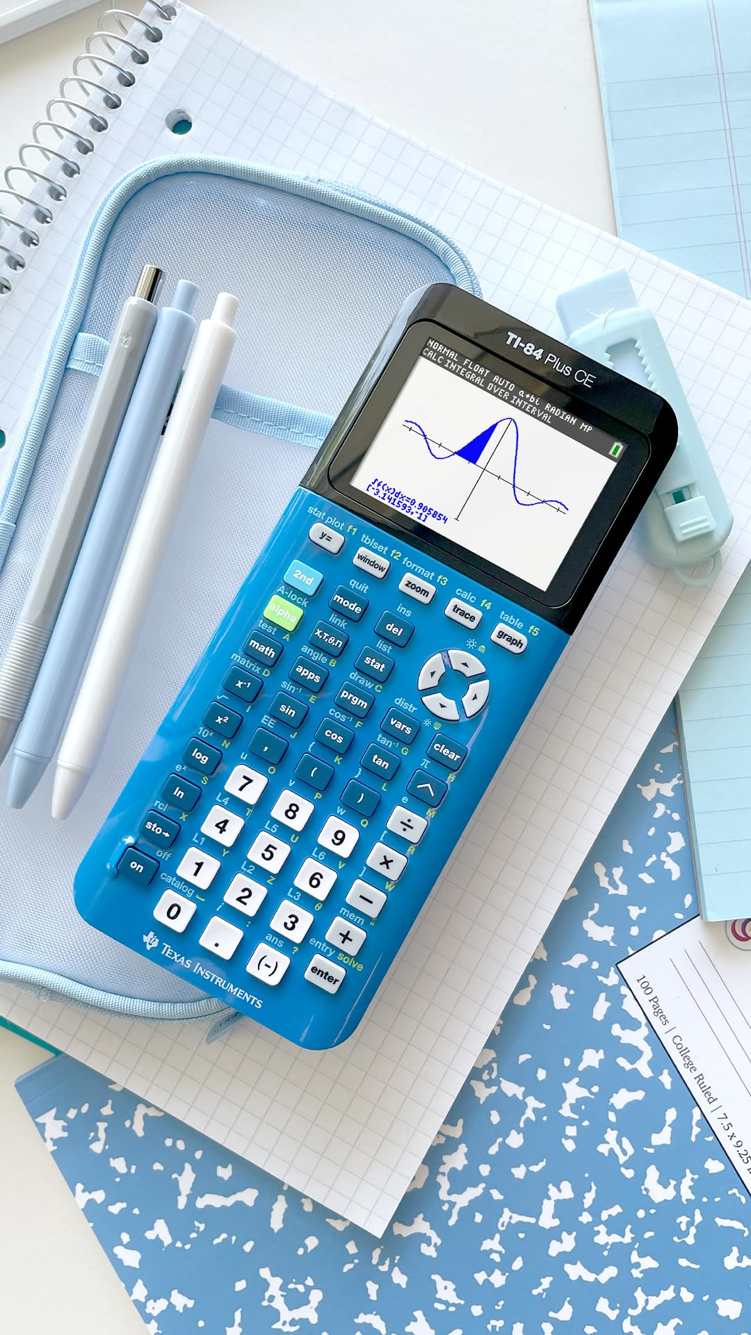 Texas Instruments TI-84 Plus CE Color Graphing Calculator, Black