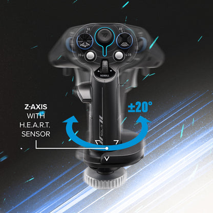 Thrustmaster Sol-R2 HOSAS Dual Flight Joysticks - Hall Effect Technology, 88 Buttons Space Sim Joystick for Flight Simulator - Compatible with PC