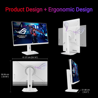 ASUS VG279Q 27" Full HD 1080p IPS 144Hz 1ms (MPRT) DP HDMI DVI Eye Care Gaming Monitor with FreeSync/Adaptive Sync