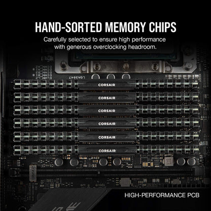 CORSAIR Vengeance LPX DDR4 RAM 32GB (2x16GB) Up to 3200MHz CL16-20-20-38 1.35V Intel XMP AMD EXPO Computer Memory – Black (CMK32GX4M2E3200C16)