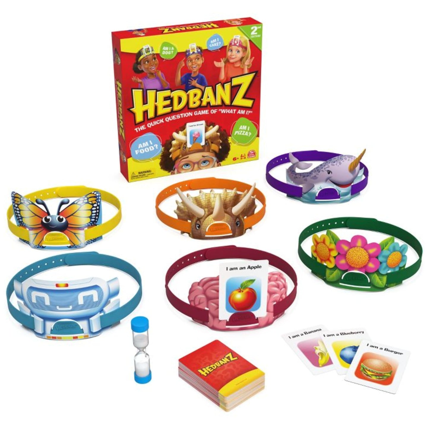 Hedbanz, Quick Question Picture Guessing Family Game for Game Night Headbands Board Game, for Adults and Kids Ages 7 and Up (Edition May Vary)