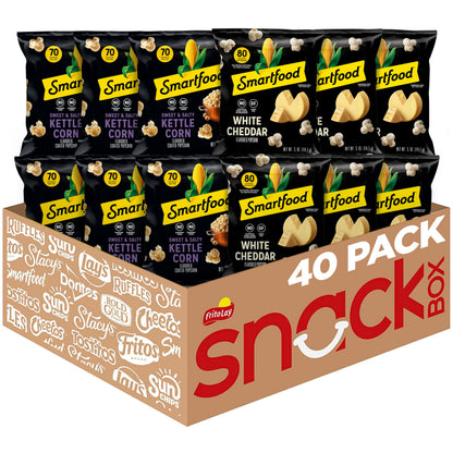 Smartfood Popcorn, White Cheddar, 1 Ounce (Pack of 64)