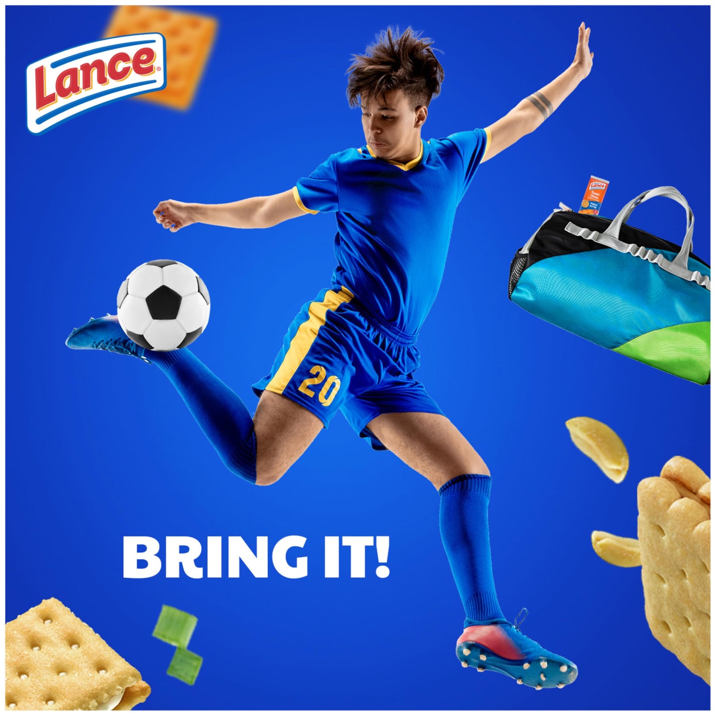 Lance Sandwich Crackers, Variety Pack, 3 Flavors, 20 Individually Wrapped Packs, 6 Sandwiches Each