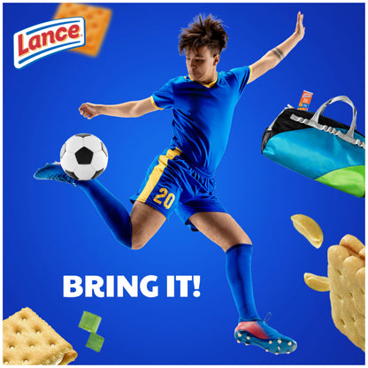 Lance Sandwich Crackers, Variety Pack, 3 Flavors, 20 Individually Wrapped Packs, 6 Sandwiches Each