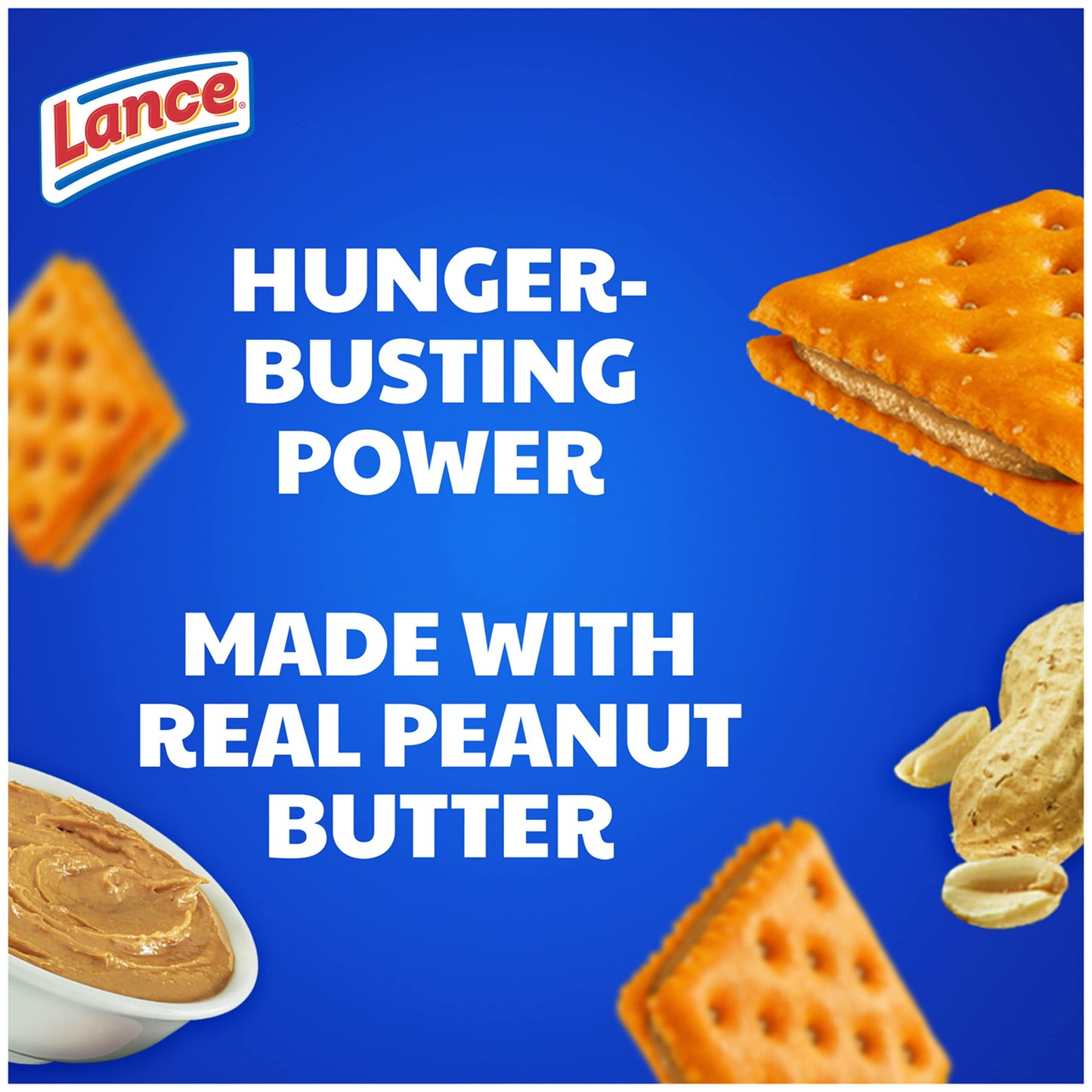 Lance Sandwich Crackers, Variety Pack, 3 Flavors, 20 Individually Wrapped Packs, 6 Sandwiches Each