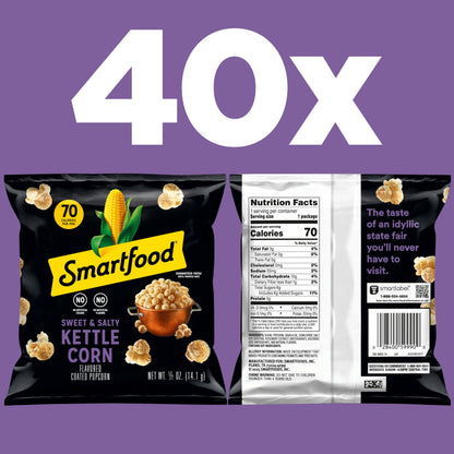 Smartfood Popcorn, White Cheddar, 1 Ounce (Pack of 64)