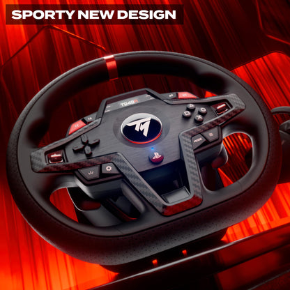 Thrustmaster T248R Racing Wheel & Magnetic Pedals for PS5, PS4 & PC – 3.1 Nm Hybrid Drive Force Feedback, Magnetic Paddle Shifters and Interactive LCD Display