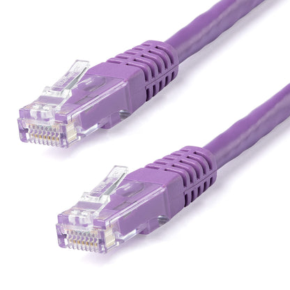 StarTech 6ft CAT6 Ethernet Cable - White CAT 6 Gigabit Ethernet Wire -250Mhz 100W PoE RJ45 UTP Molded Network Patch Cord with Strain Relief (C6PATCH6WH)