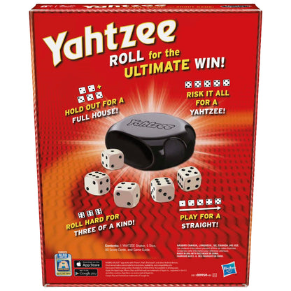 Hasbro Gaming Yahtzee Game, Fast-Playing Dice Games for Kids, Teens, and Adults, Strategy Games, Family Games for Kids, 2 or More Players, Ages 8 and Up