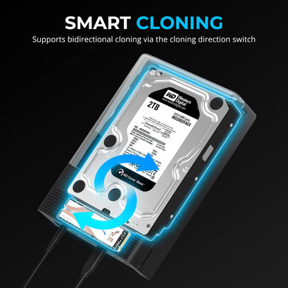 SABRENT USB 3.0 to SATA Hard Drive Docking Station, 2.5/3.5in (EC-DFLT)