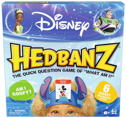 Hedbanz, Quick Question Picture Guessing Family Game for Game Night Headbands Board Game, for Adults and Kids Ages 7 and Up (Edition May Vary)